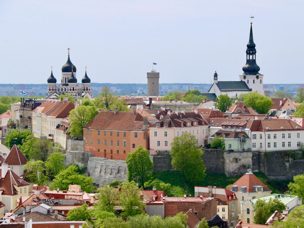 The medieval Old Town of Tallinn, with it's picturesque streets and historic buildings